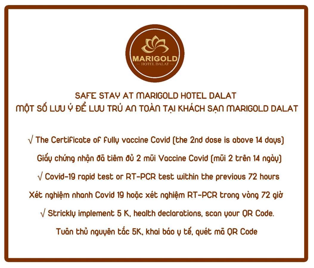 Marigold Hotel Dalat Exterior photo